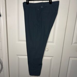 Lululemon Commission Pant Size 38x30 Navy Blue Warpstreme Stretch Commuter EUC